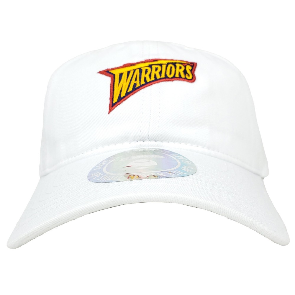 AAPE x‎ Golden State Warriors Mitchell & Ness NBA Dad Hat Cap White NWT